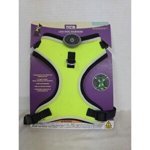 Dog Harness Heart to Tail LED Glow in the Dark Small Dog